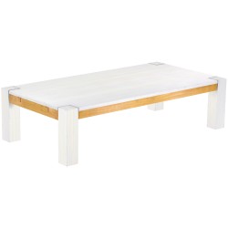 Couchtisch 180x90 Rio Kanto Snow Honig massiver Pinien Wohnzimmertisch