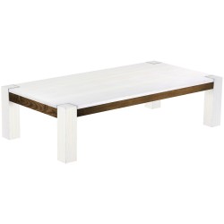 Couchtisch 180x90 Rio Kanto Snow Eiche massiver Pinien Wohnzimmertisch