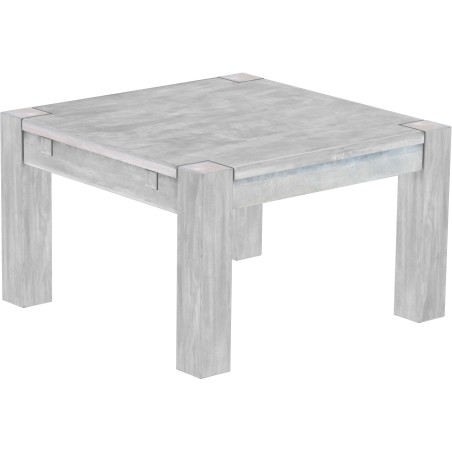 Couchtisch 73x73 Rio Kanto Beton massiver Pinien Wohnzimmertisch