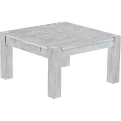 Couchtisch 80x80 Rio Kanto Beton massiver Pinien Wohnzimmertisch