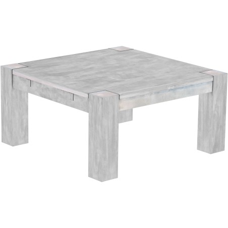 Couchtisch 90x90 Rio Kanto Beton massiver Pinien Wohnzimmertisch