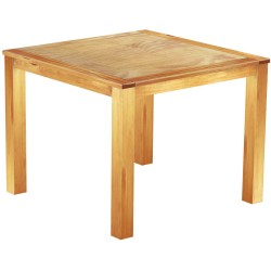 Bartisch 140x140 Rio Classico Honig massiver Pinien Hochtisch  - Tischplatte mit Sperrholzeinlage