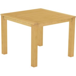 Bartisch 140x140 Rio Classico Eiche hell massiver Pinien Hochtisch  - Tischplatte mit Sperrholzeinlage