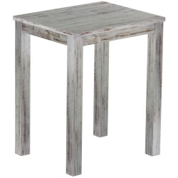 Bartisch 90x73 Rio Classico Shabby Eiche massiver Pinien Hochtisch