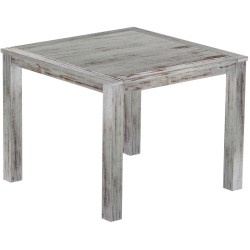 Bartisch 140x140 Rio Classico Shabby Eiche massiver Pinien Hochtisch  - Tischplatte mit Sperrholzeinlage