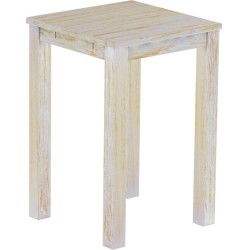 Bartisch 73x73 Rio Classico Shabby Honig massiver Pinien Hochtisch