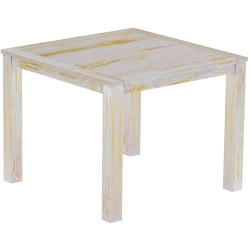 Bartisch 140x140 Rio Classico Shabby Honig massiver Pinien Hochtisch  - Tischplatte mit Sperrholzeinlage