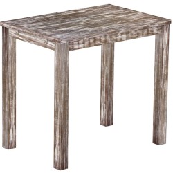 Bartisch 120x80 Rio Classico Shabby Antik Eiche massiver Pinien Hochtisch