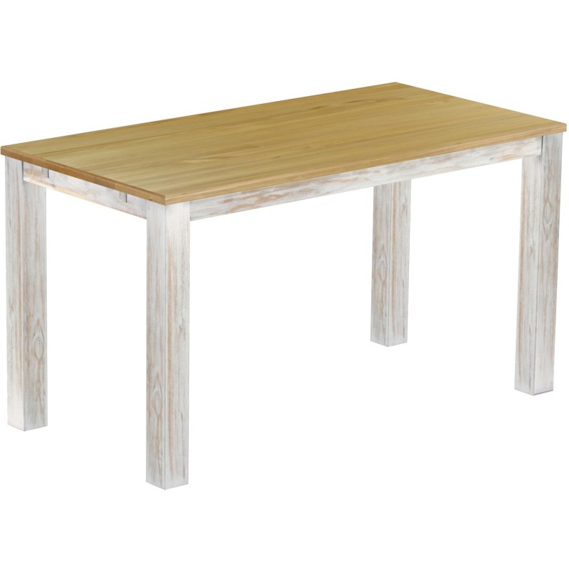 Bartisch 200x100 Rio Classico Shabby Platte Brasil massiver Pinien Hochtisch