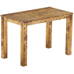 Bartisch 160x90 Rio Classico Pinie geflammt massiver Pinien Hochtisch