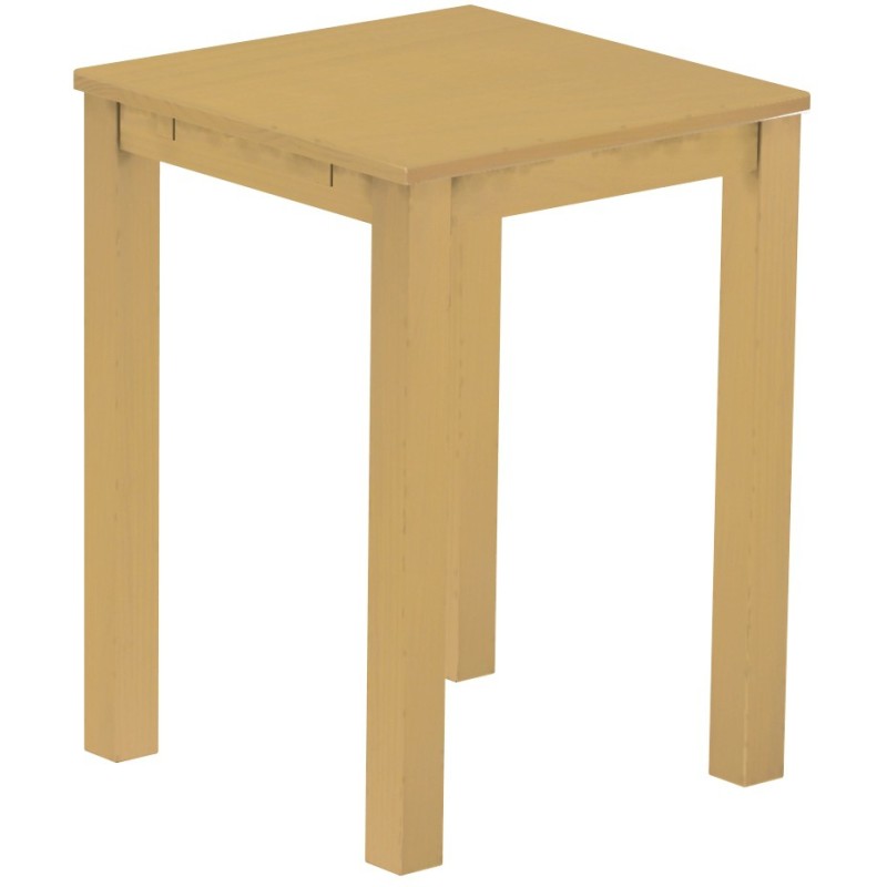 Bartisch 80x80 Rio Classico Sand massiver Pinien Hochtisch