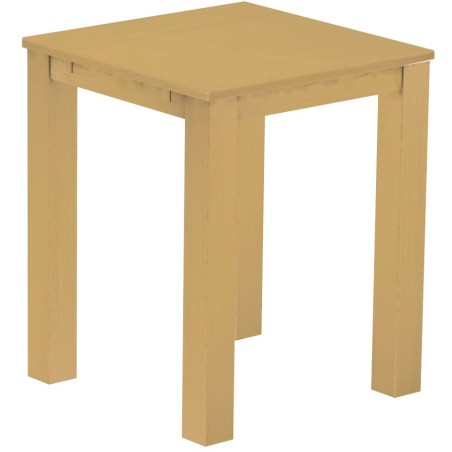 Bartisch 90x90 Rio Classico Sand massiver Pinien Hochtisch