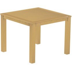 Bartisch 140x140 Rio Classico Sand massiver Pinien Hochtisch  - Tischplatte mit Sperrholzeinlage