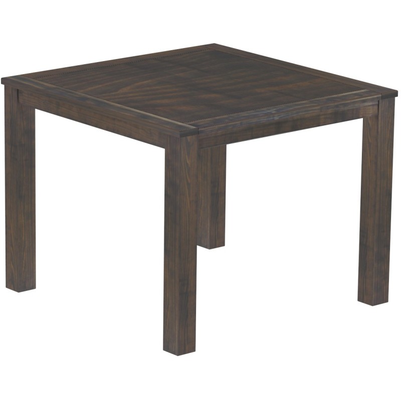 Bartisch 140x140 Rio Classico Granitgrau massiver Pinien Hochtisch  - Tischplatte mit Sperrholzeinlage