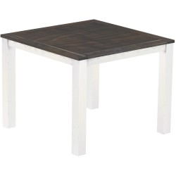 Bartisch 140x140 Rio Classico Granitgrau Weiss massiver Pinien Hochtisch  - Tischplatte mit Sperrholzeinlage