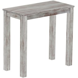 Bartisch 115x56 Rio Classico Shabby Nussbaum massiver Pinien Hochtisch