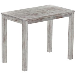 Bartisch 140x80 Rio Classico Shabby Nussbaum massiver Pinien Hochtisch