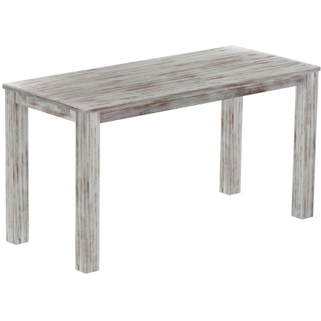 Bartisch 208x90 Rio Classico Shabby Nussbaum massiver Pinien Hochtisch