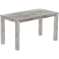 Bartisch 200x100 Rio Classico Shabby Nussbaum massiver Pinien Hochtisch