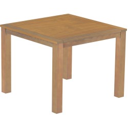 Bartisch 140x140 Rio Classico Eiche natur massiver Pinien Hochtisch  - Tischplatte mit Sperrholzeinlage