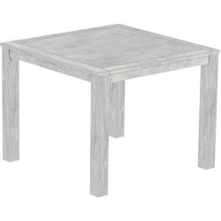 Bartisch 140x140 Rio Classico Beton massiver Pinien Hochtisch  - Tischplatte mit Sperrholzeinlage
