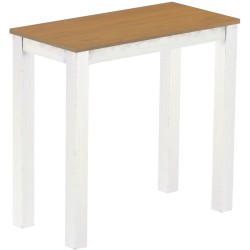 Bartisch 115x56 Rio Classico Eiche natur weiss massiver Pinien Hochtisch