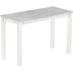 Bartisch 170x73 Rio Classico Beton Weiss massiver Pinien Hochtisch