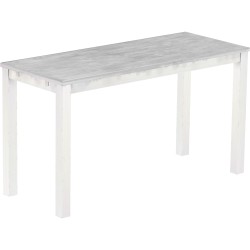 Bartisch 200x80 Rio Classico Beton Weiss massiver Pinien Hochtisch