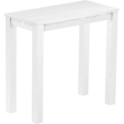 Bartisch 115x56 Rio Classico Schneeweiss massiver Pinien Hochtisch