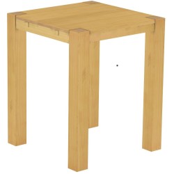 Bartisch 90x90 Rio Kanto Eiche hell massiver Pinien Hochtisch