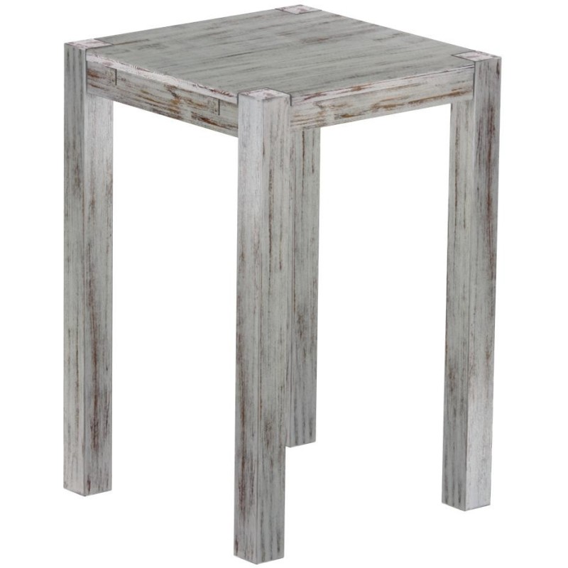 Bartisch 73x73 Rio Kanto Shabby Eiche massiver Pinien Hochtisch