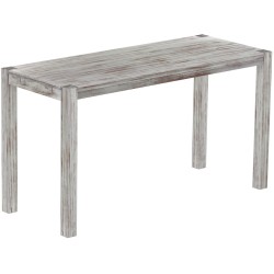 Bartisch 200x80 Rio Kanto Shabby Nussbaum massiver Pinien Hochtisch