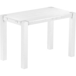Bartisch 160x90 Rio Kanto Schneeweiss massiver Pinien Hochtisch
