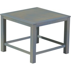 Bartisch 140x140 Rio Classico TaubengrauHochtisch mit Fußleisten - Tischplatte mit Sperrholzeinlage