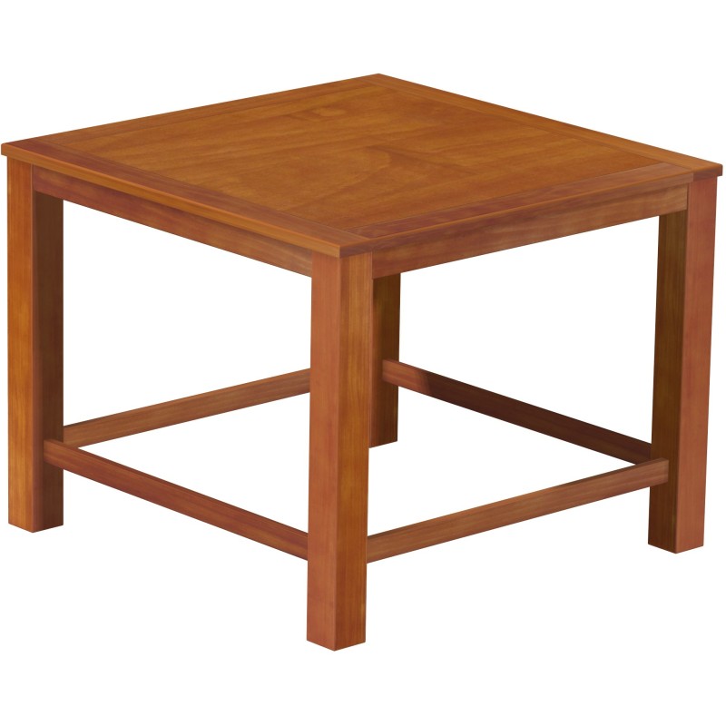 Bartisch 140x140 Rio Classico KirschbaumHochtisch mit Fußleisten - Tischplatte mit Sperrholzeinlage
