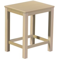 Bartisch 90x73 Rio Classico Birke massiver Pinien Hochtisch mit Fußleisten