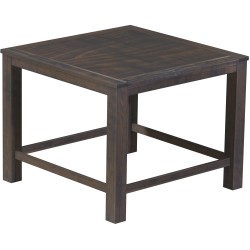 Bartisch 140x140 Rio Classico GranitgrauHochtisch mit Fußleisten - Tischplatte mit Sperrholzeinlage