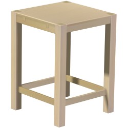 Bartisch 80x80 Rio Kanto Birke massiver Pinien Hochtisch mit Fußleisten
