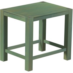 Bartisch 120x90 Rio Kanto Bambus mintgruen massiver Pinien Hochtisch mit Fußleisten